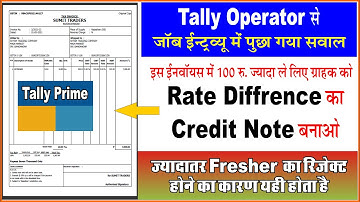 How Credit Note Issue Against Sale Taxable Invoice | Credit Note Entry In Tally Prime | Tally Prime
