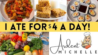 SEE WHAT I ATE FOR $4 A DAY THIS WEEK | EXTREME GROCERY BUDGET HAUL