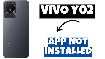 Vivo Y02 App Not installed || How to solve App not installed problem {Latest}