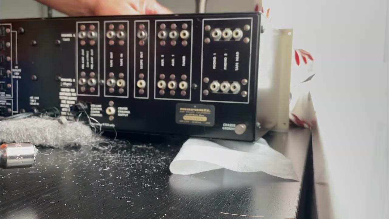 Marantz 33 … How to clean the RCA connectors/ Inputs… YouTube