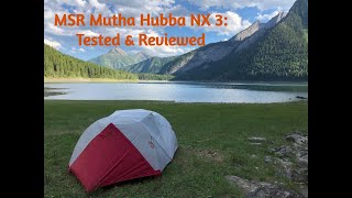 Msr Mutha Hubba Nx 3 Person Tent Tested Reviewed Youtube