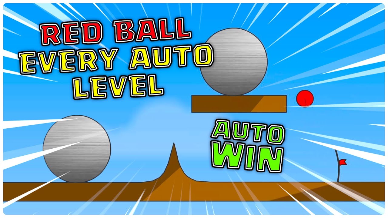 Red Ball Every Auto Level | Level 1-17 Gameplay