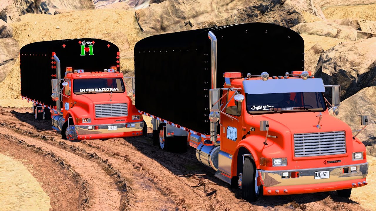 ¡PASAMOS POR TROCHAS COMPLICADAS Y CASI NOS ATASCAMOS!  |  Colombia  |  American Truck Simulator