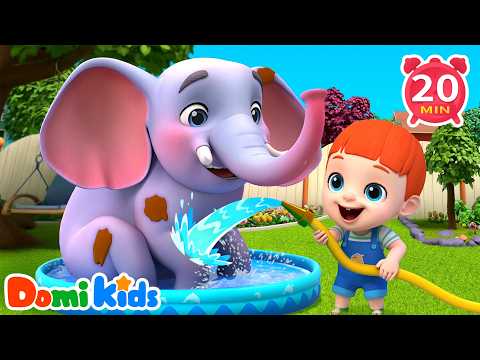 Funny Animals Dancing 🐒 Silly Fun Time | Animal Party Songs | Animal Songs | Domi Kids Animal Party