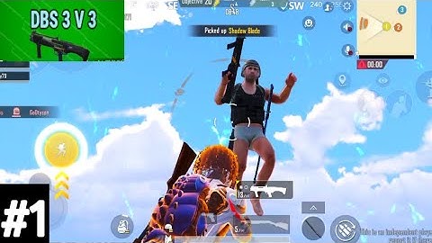 BGMI DBS only 3 v 3 part 1 😁 #new #gameplay #bgmi #video 