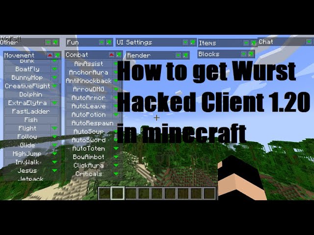 How to get Cheats for Minecraft 1.18.2, 1.18.1 (series) (2022)  (Aristois,Wurst,Inertia and so on) - Tutorials - Videos - Show Your  Creation - Minecraft Forum - Minecraft Forum