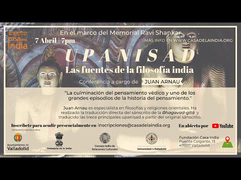 Webinar “UPANISAD: LAS FUENTES DE LA FILOSOFÍA INDIA” con Juan Arnau