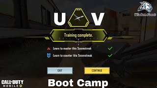 Completing UAV Boot Camp Challenge | Scorestreak Cod Mobile