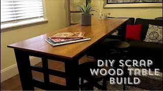 How To Make a Table / DIY Scrap Wood Table Build