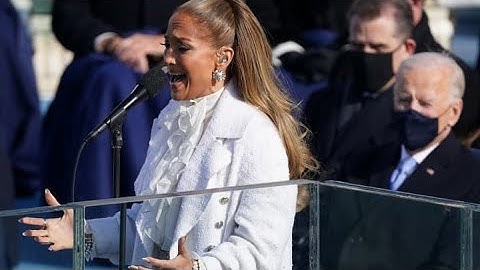Jennifer Lopez performs at Joe Biden