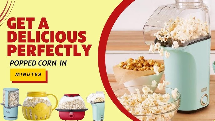 5 Core Hot Air Popcorn Popper Machine 1200W Electric Popcorn Kernel Corn  Maker Bpa Free, 95% Popping Rate, 2 Minutes Fast, No Oil-Healthy Snack for