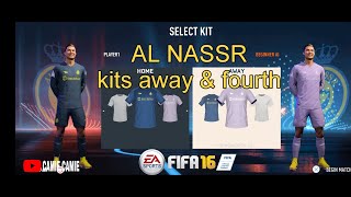 DOWNLOAD ❗ KIT AL NASSR AWAY & FOURTH || FIFA16