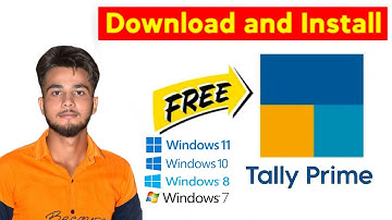 How To Download And Install Tally Prime Softwear In Pc // #tallyprime #tally  #computer #software