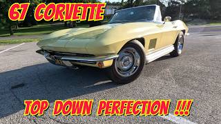 67 Corvette, Top Down Perfection !!!