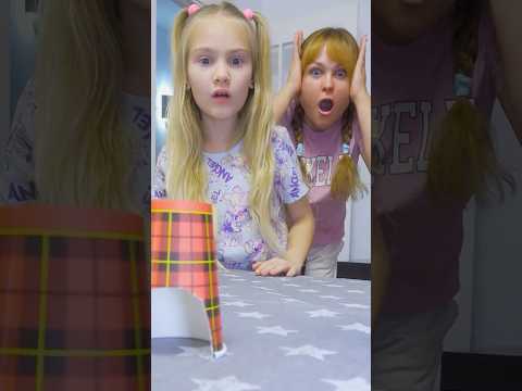 Папа лучший фокусник VS Хитрая дочь👀⁉️😬 #fastpolina #comedy