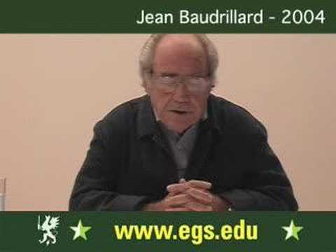 Jean Baudrillard. Violence of the Image. 2004. 1/9