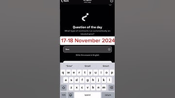 Dropee question of the day code 17November | Dropped question of the day code | Dropee Code