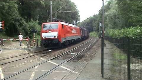 BR189 DB Schenker Rail with Mixed freight Train(Manifest) at Venlo,the NL