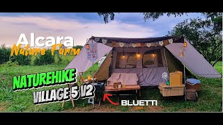 Car Camping | Naturehike Village 5 v2 | Alcara Nature Farm | Bluetti EB3A | July 1, 2023