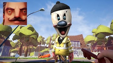 Hello Neighbor - New Neighbor Ice Scream 4 Mini Rod Janitor Act 2 Gameplay Walkthrough