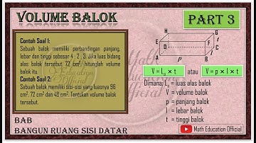 (PART 3) Menghitung Volume Bangun Ruang Balok - KELAS 8