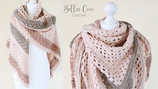 EASY Crochet Shawl | How to crochet a Shawl by Bella Coco 110,296 views 7 months ago 22 minutes
