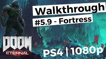 Doom Eternal Walkthrough | Part 5.9 - Fortress of Doom (skippable) | No commentary | PS4 1080p 60FPS