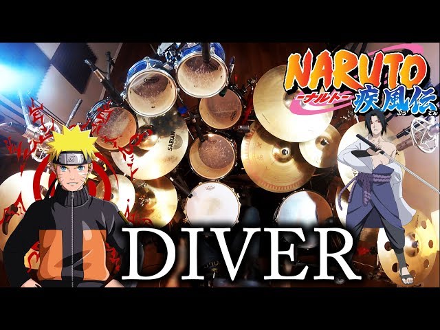 Kin | Naruto Shippuden 8th Opening | DIVER | Drum Cover (Studio Quality) class=