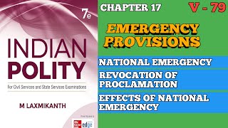 V-79 Indian Polity By M. Laxmikanth | Emergency Provisions @Civil_Analysis