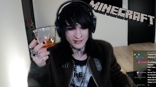 Minecraft but everytime I die I have to drink (Full Stream)