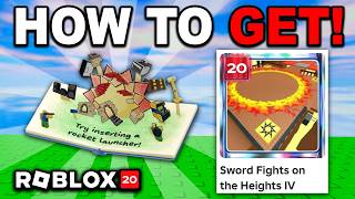 How to get SWORD FIGHT ON THE HEIGHTS SECRET ITEM!! | The Hunt 20 Roblox