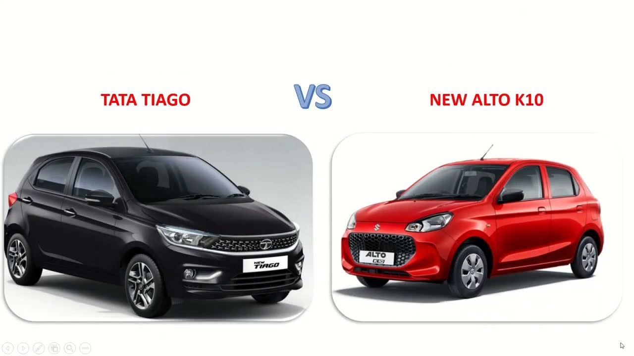 TATA Tiago VS ALTO K10 features and safety details YouTube