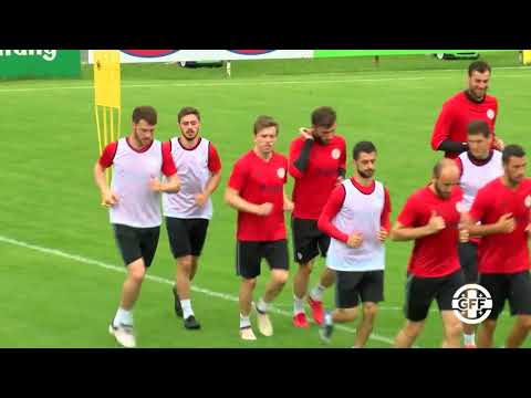 ეროვნული ნაკრების მზადების მეოთხე დღე