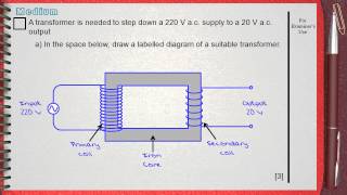 Q 01..... L6 Electromagnetic Induction ...... Ch3 Electricity (Transformer) IGCSE past papers
