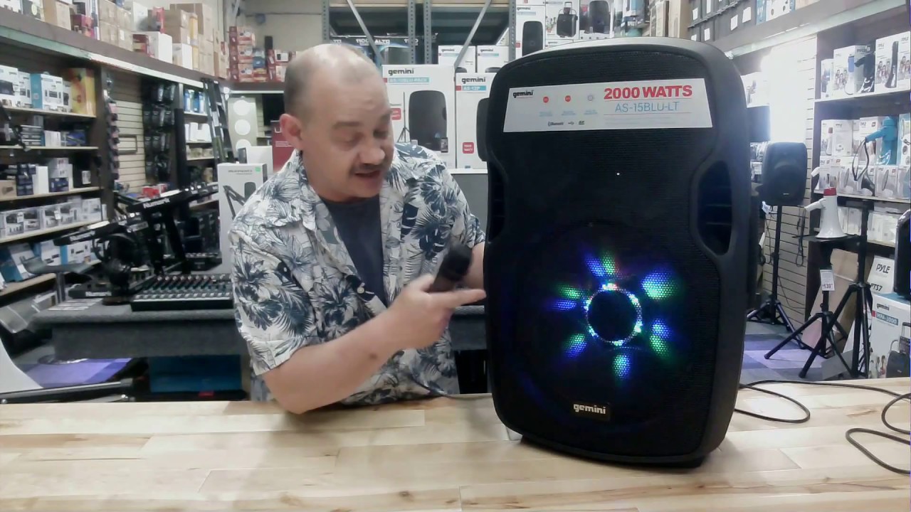 gemini bluetooth speaker 2000 watt