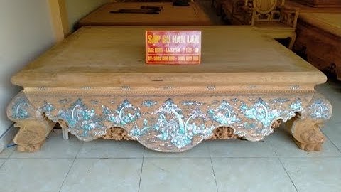 Báo Giá Sập Trơn Khảm Ốc Sĩ Nông Công Thương Đẹp Mê Hồn | Sập Gụ Đẹp Hân Lan | Sập Gỗ Gụ Lào #sapgu