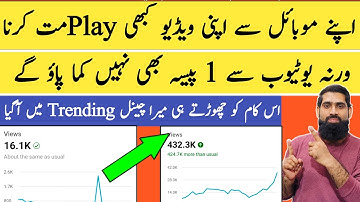 Apni video kabi mat dekhna | monetization disabled due to invalid click activity |