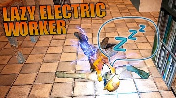 LAZY ELECTRIC WORKER | Ravenhearst MOD 7 Days to Die | Let