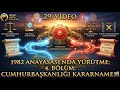 29- 1982 Anayasası Cumhurbaşkanlığı Kararnamesi: Olağan vs OHAL CBK Farkı (Yargı Yolu Tuzağı!) #kpss