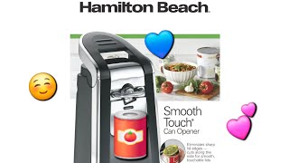 Opening and Assembling The Hamilton Beach Smooth Touch Can Opener