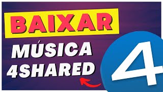 Como BAIXAR MÚSICAS no 4SHARED no celular ANDROID #shorts