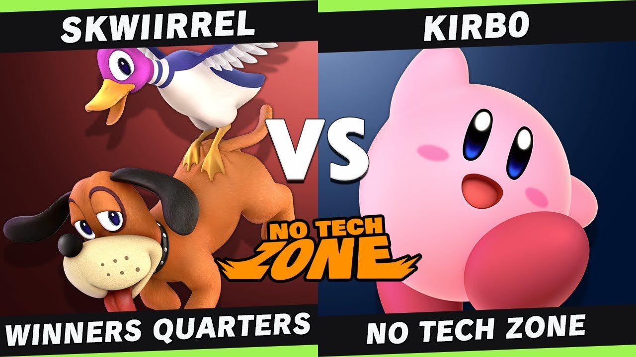 No Tech Zone - SkWirrel (Duck Hunt) Vs. Kirb0 (Kirby) - Winners Quarter-Final