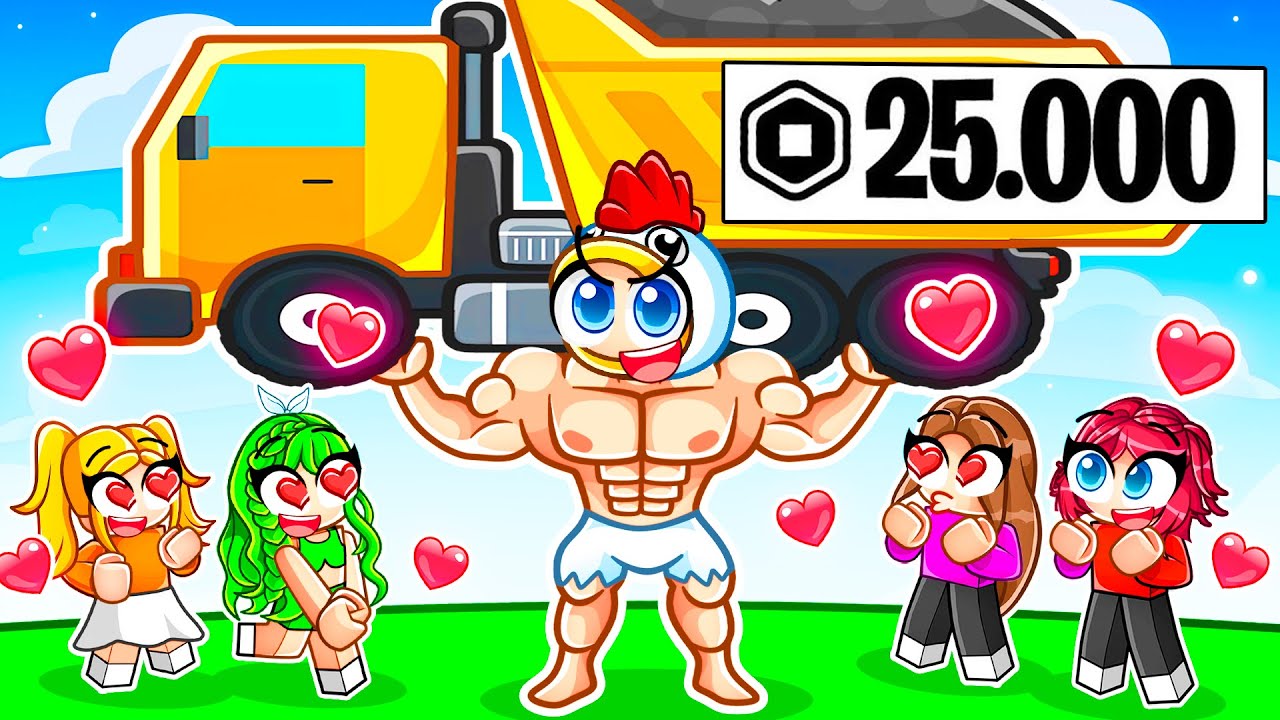 Dépensé 25.000 ROBUX pour être le plus FORT FURIEUX de Roblox !