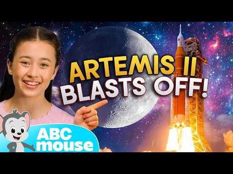 Artemis II Launch 🚀🌙 | NASA Rocket Launch for Kids ⭐ | ABCmouse