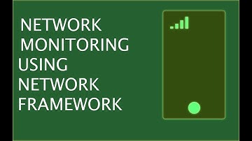 How to monitor network connectivity using Network Framework | Swift (Arabic)