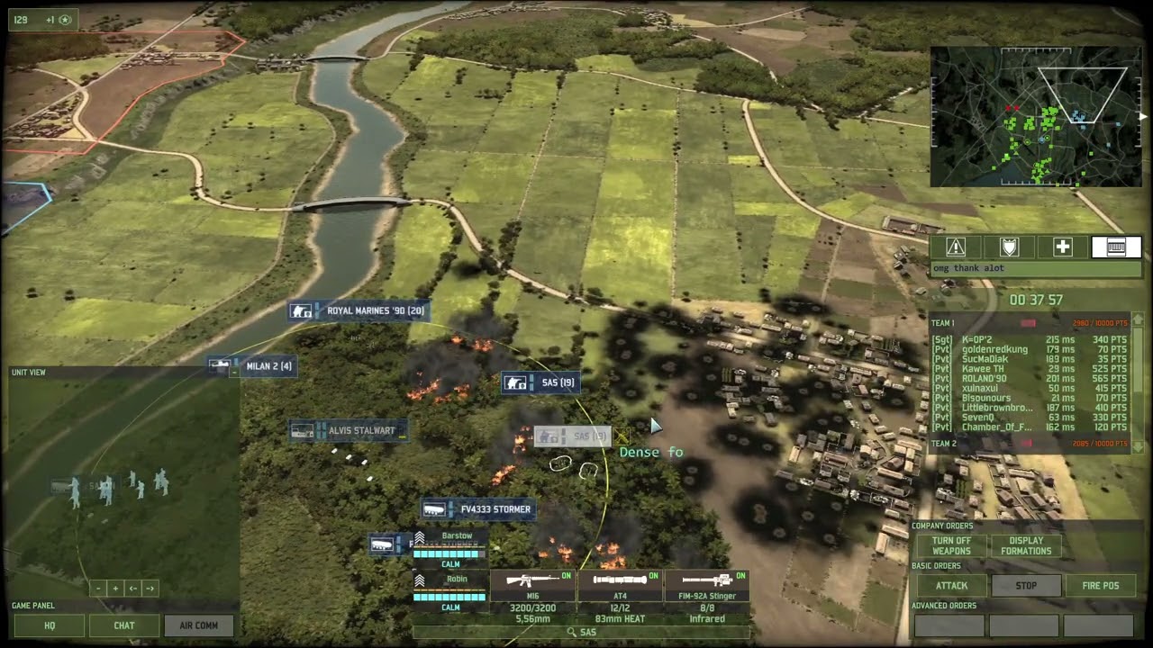 Wargame Red Dragon 10 Vs 10 Battle 23 Best flanking move I have ever done :)