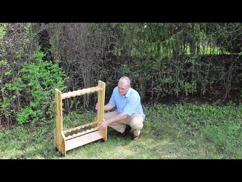 double fishing rod holder