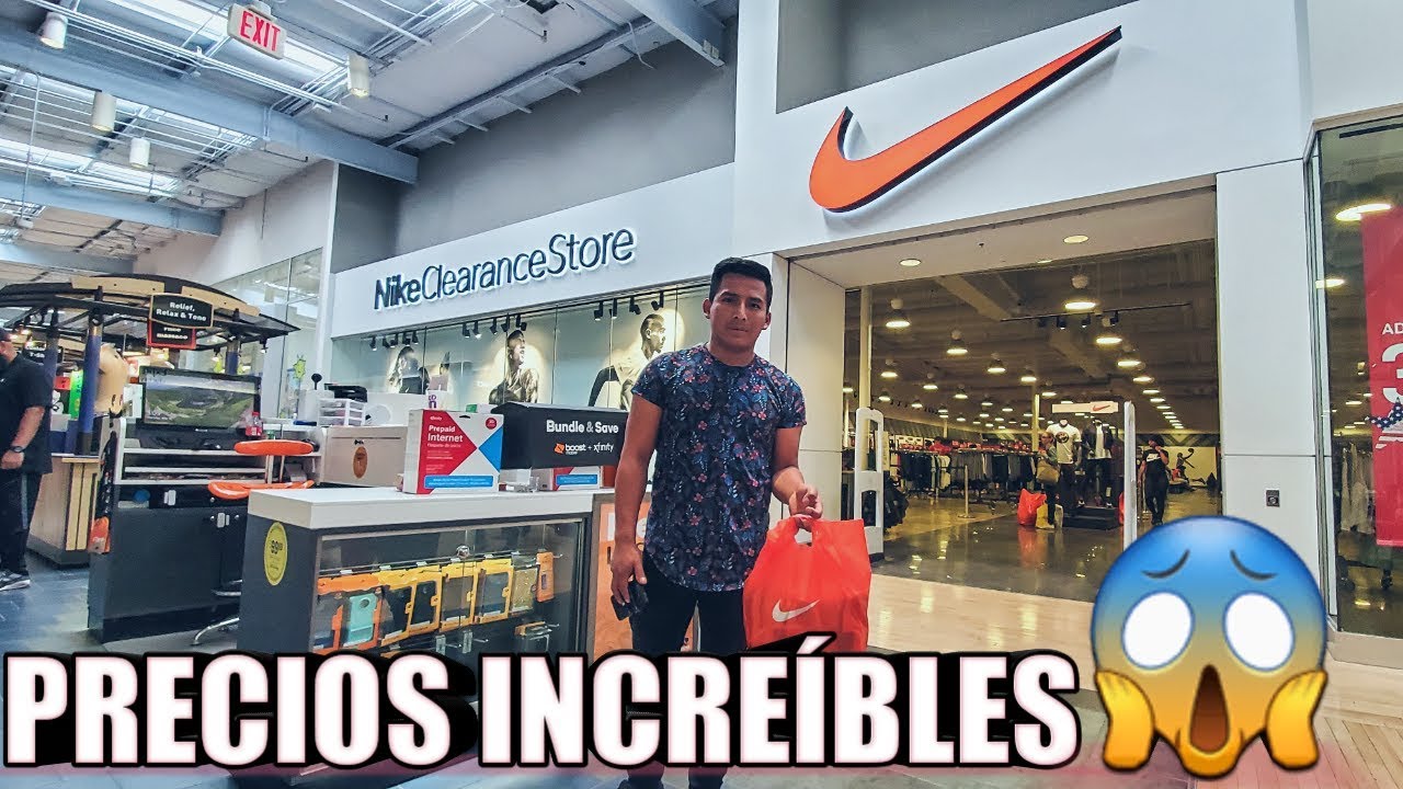 LA TIENDA DE NIKE MAS BARATA EN ESTADOS UNIDOS|Nike clearance store|CARLOS  TE DA A CONOCER - YouTube