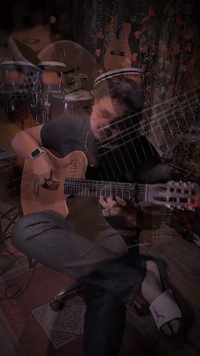 ATAS NAMA CINTA #rossa #guitar #cover #fingerstyle #flamenco #sad #song #diva #trending #shorts