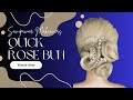 Quick Rose Bun || Rose Bun hairstyle || Easy rose bun hairstyle || Savipawar Makeovers